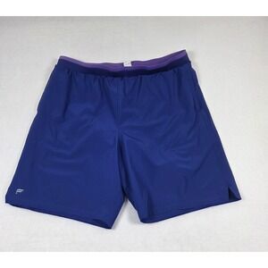 Fabletics The Fundamental‎ Short Lined 9" Men's 2XL Blue Athletic Stretch